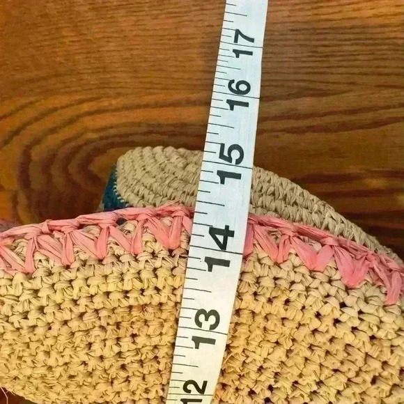 ? 6/$60 Wyeth Rainbow, Packable Hat, 100% Straw, 7” main image 6
